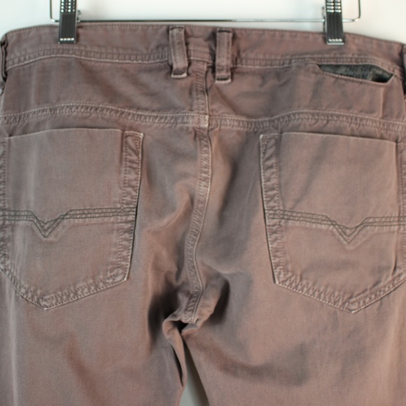 Diesel Safado Slim Straight Flat Front Color Jeans - Picture 5 of 8